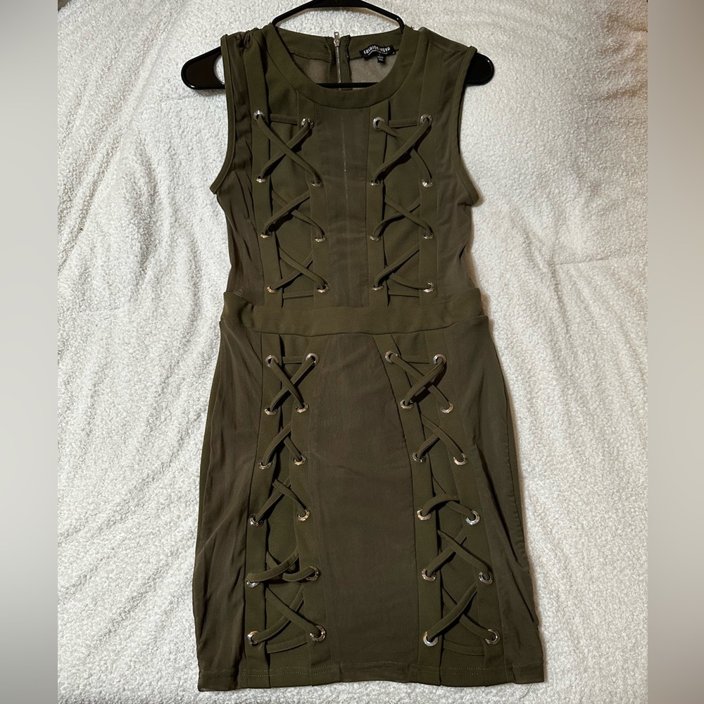 Olive Fashion Nova Dress